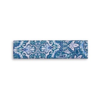 Vera Bradley Bonbon Medallion Fashion Stapler, 20-Sheet Capacity, Blue/White (223285)