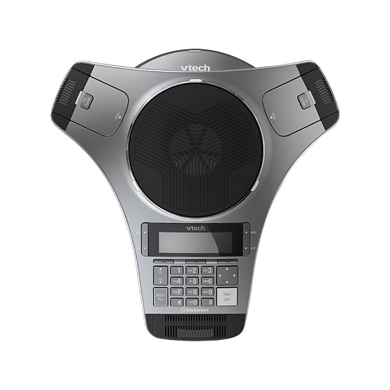 VTech ErisStation Cordless Conference Speaker Phone, Gun Metal (VCS712 2W) image 1