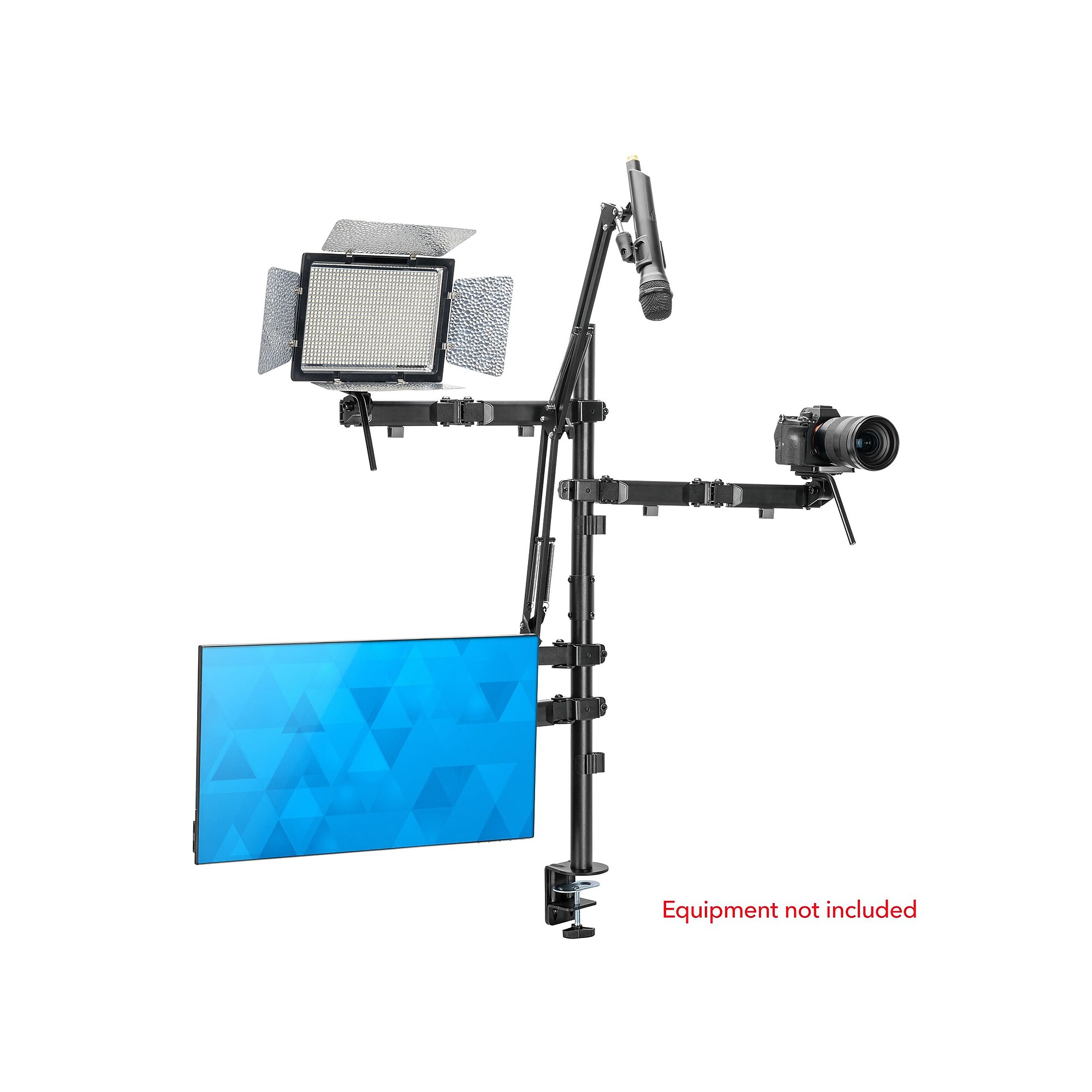 Mount-It! All-in-One Adjustable Studio Camera Setup Single Mount, Up to 32″, Black (MI-481) Sansujyuku sansujyuku.com