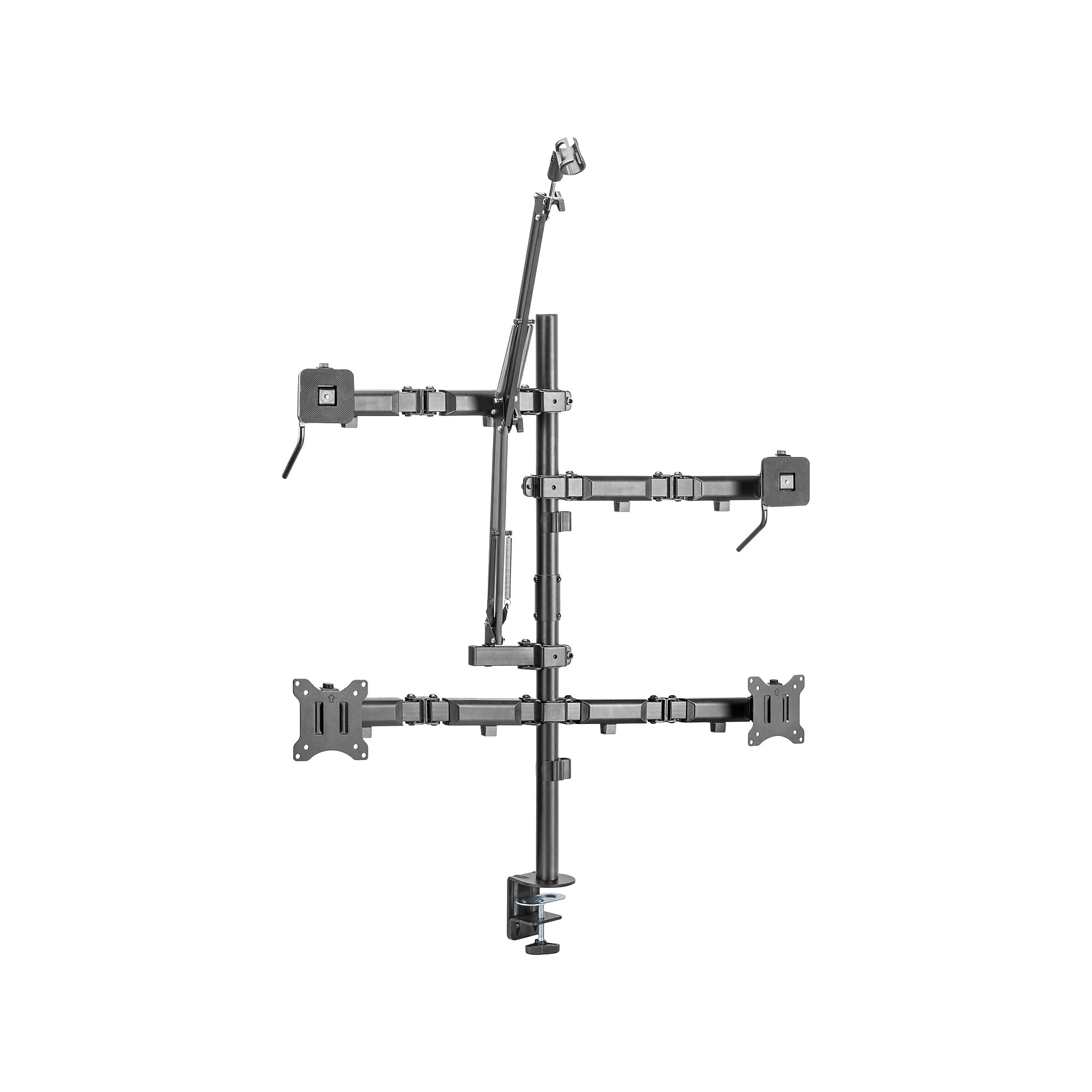 Mount-It! All-in-One Adjustable Studio Camera Setup Dual Mount, Up to 32″, Black (MI-482) Sansujyuku sansujyuku.com