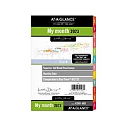 2023 AT-A-GLANCE My Month 8.5" x 5.5" Monthly Planner Refill, Multicolor (KD81-685-23)