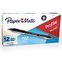 Paper Mate Profile Retractable Ballpoint Pens, Bold Point, 1.4mm, Black Ink, Dozen (89465)~#|#~sp162555347_sc7