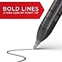 Sharpie Rollerball Pen, Arrow Point  Pen for Bold Lines, Blue Ink, Dozen (2101306)~#|#~sp162556106_sc7
