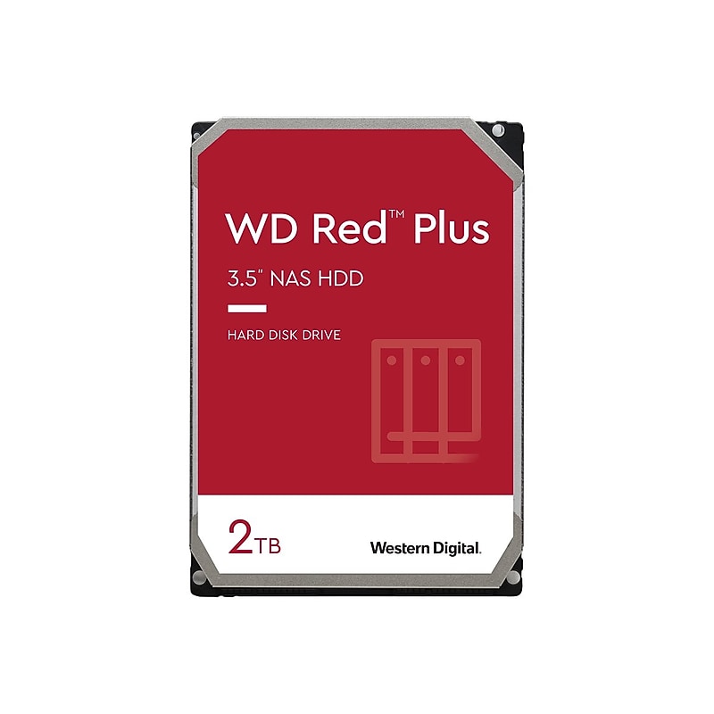 Western Digital Red Plus WD20EFZX 2TB SATA Internal Hard Drive image 1
