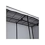 Honey-Can-Do 70" x 45" Clothes Storage Wardrobe With Drawers, Gray/Black Steel/Polyester (WRD-09199)~#|#~sp162782952_sc7