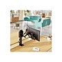 Ergotron TRACE Dual Adjustable Mounting Kit, Up to 27" Monitor, Matte Black (45-631-224)~#|#~sp162861118_sc7