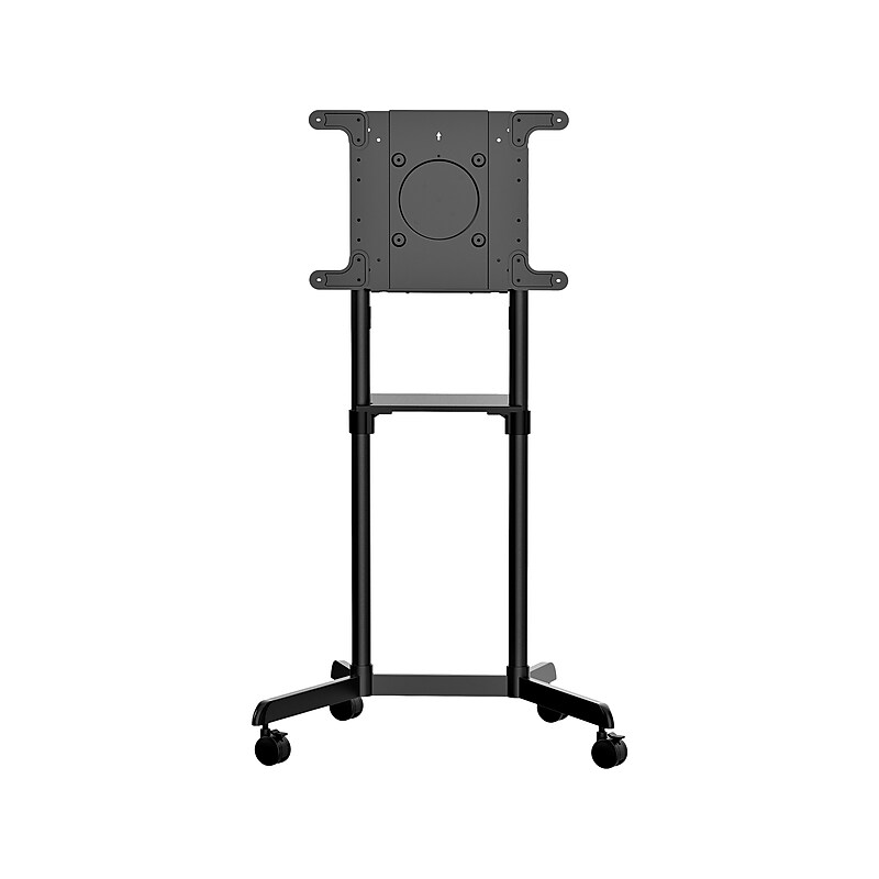 StarTech Steel Pedestal TV Stand, Screens up to 70", Black (MBLTVSTNDEC) image 1