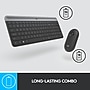 Logitech MK470 Slim Wireless Keyboard and Mouse Combo, Graphite (920-009437)~#|#~sp162863850_sc7