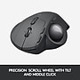 Logitech MX Ergo S Advanced Wireless Ergonomic Trackball Mouse, Black (910-005178)~#|#~sp162863890_sc7
