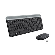 Logitech MK470 Slim Wireless Keyboard & Mouse Combo, Graphite (920-009437)