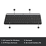 Logitech MK470 Slim Wireless Keyboard and Mouse Combo, Graphite (920-009437)~#|#~sp162863951_sc7