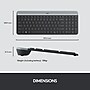 Logitech MK470 Slim Wireless Keyboard and Mouse Combo, Graphite (920-009437)~#|#~sp162863971_sc7