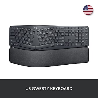 Logitech ERGO K860 Wireless Keyboard, Graphite (920-009166)