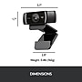 Logitech C922 Pro Stream Webcam 1080P Camera for HD Video Streaming, Black (960-001087)~#|#~sp163146052_sc7