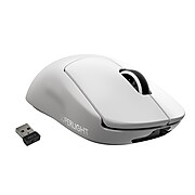 Logitech PRO X SUPERLIGHT Gaming Optical Mouse, White (910-005940)