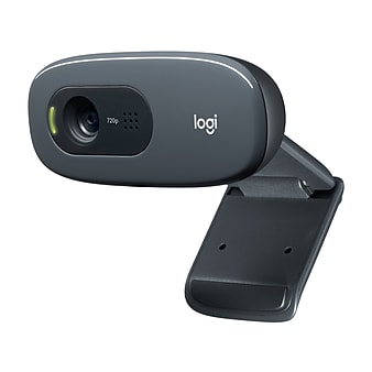Logitech C270 HD Webcam with Noise-Reducing Mics for Video Calls