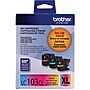 Brother LC1033PKS Cyan/Magenta/Yellow High Yield Ink Cartridge, 3/Pack (LC1033PKS)~#|#~sp163288745_sc7
