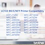 Brother LC1033PKS Cyan/Magenta/Yellow High Yield Ink Cartridge, 3/Pack (LC1033PKS)~#|#~sp163288747_sc7