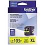 Brother LC103Y Yellow High Yield Ink Cartridge   (LC103YS)~#|#~sp163288753_sc7