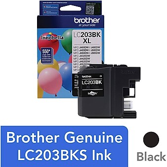 Brother LC203BKS Black High Yield Ink Cartridge (LC203BKS)