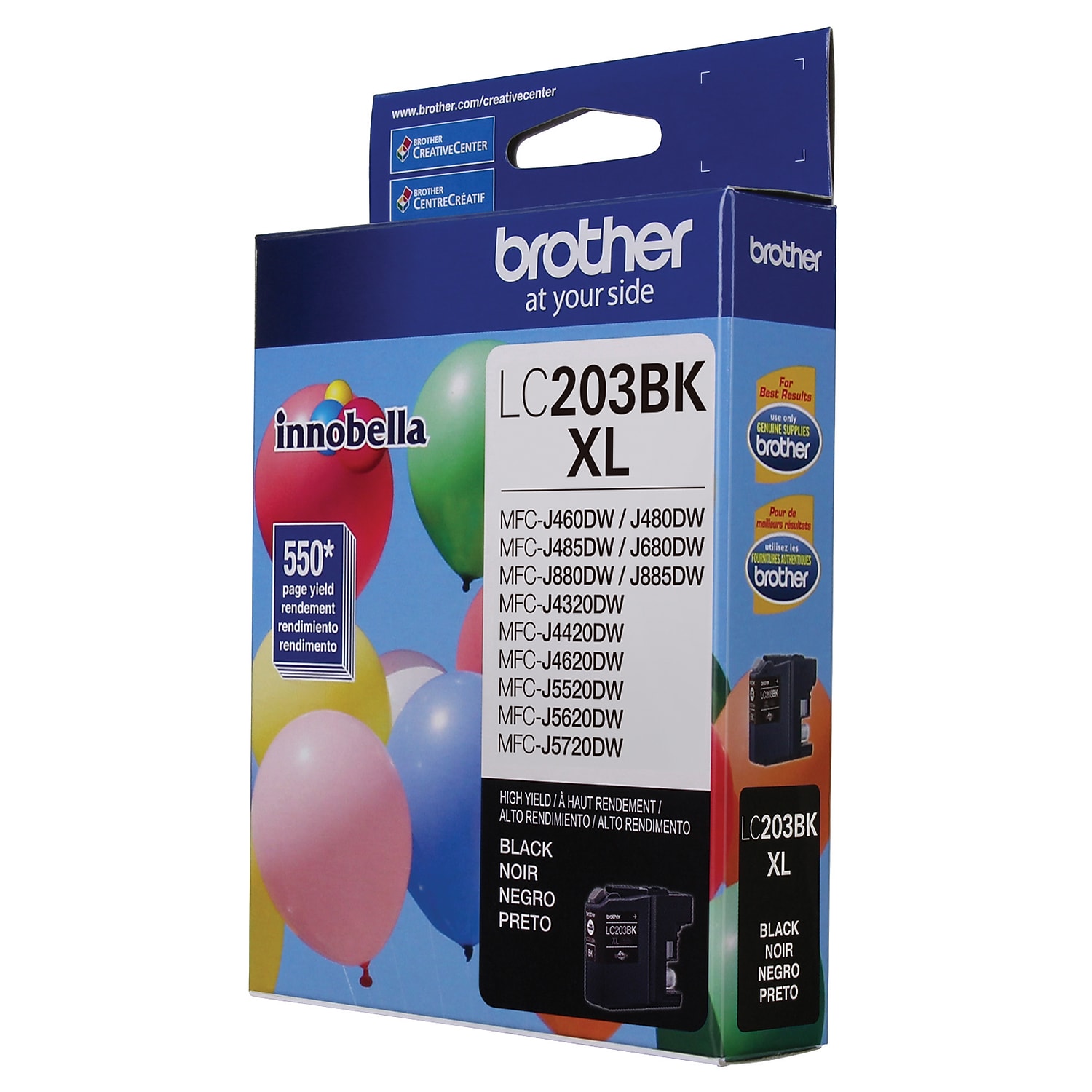 Brother LC 203 Black Ink Cartridge High Yield (LC203BKS) 1106359 - 第 6/8 張圖片