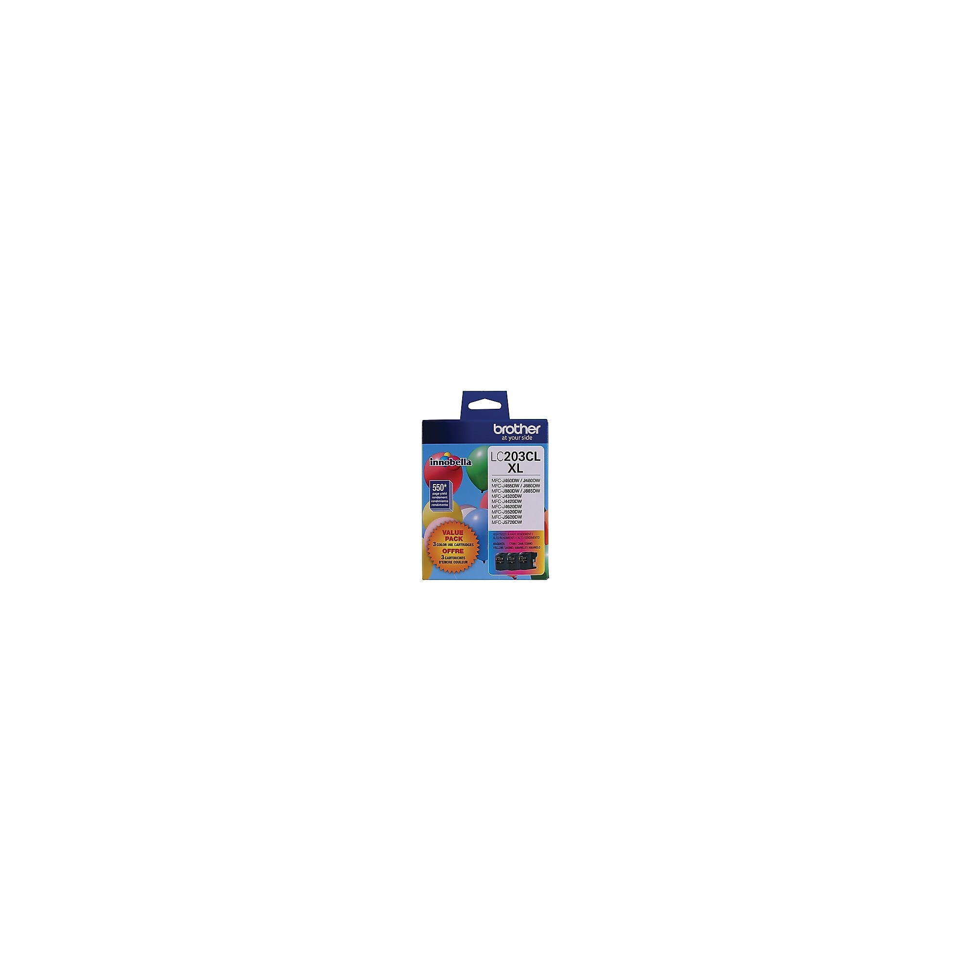 Brother LC2033PKS Cyan/Magenta/Yellow High Yield Ink Cartridge, 3/Pack (LC2033PKS) Sansujyuku sansujyuku.com