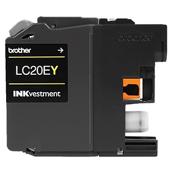 Brother LC20EY Yellow Extra High Yield Ink Cartridge (LC20EY)