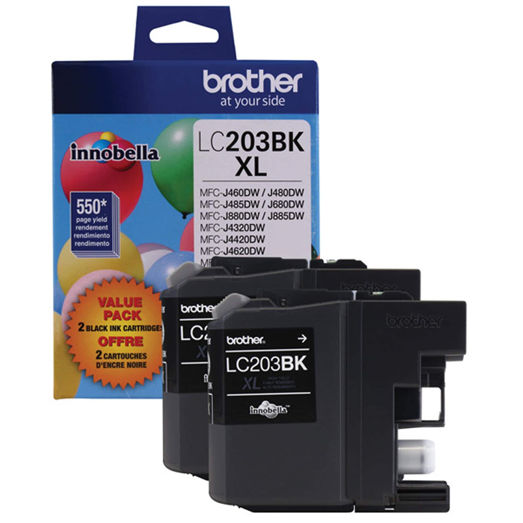 Brother LC2032PKS Black High Yield Ink Cartridge, 2/Pack   (LC2032PKS) Sansujyuku sansujyuku.com