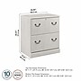 Bush Furniture Saratoga 2-Drawer Lateral File Cabinet, Linen White Oak (EX45754-03)~#|#~sp163409858_sc7