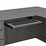Bush Furniture Saratoga 66"W L Shaped Computer Desk with Drawers, Modern Gray (EX45870-03K)~#|#~sp163411682_sc7