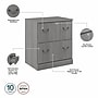 Bush Furniture Saratoga 2-Drawer Lateral File Cabinet, Locking,  Modern Gray (EX45854-03)~#|#~sp163411966_sc7