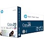 HP Copy20 8.5" x 11" Multipurpose Paper, 20 lbs., 92 Brightness, 500 Sheets/Ream, 10 Reams/Carton (200230)~#|#~sp163412388_sc7