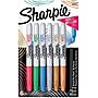 Sharpie Permanent Markers, Fine Tip, Assorted Metallic, 6/Pack (2029678)~#|#~sp163415548_sc7