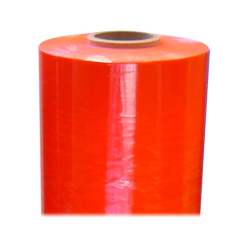18" x 1500' Cast Stretch Wrap, Red-Tinted, 4/Box (WXP49RD) image 1