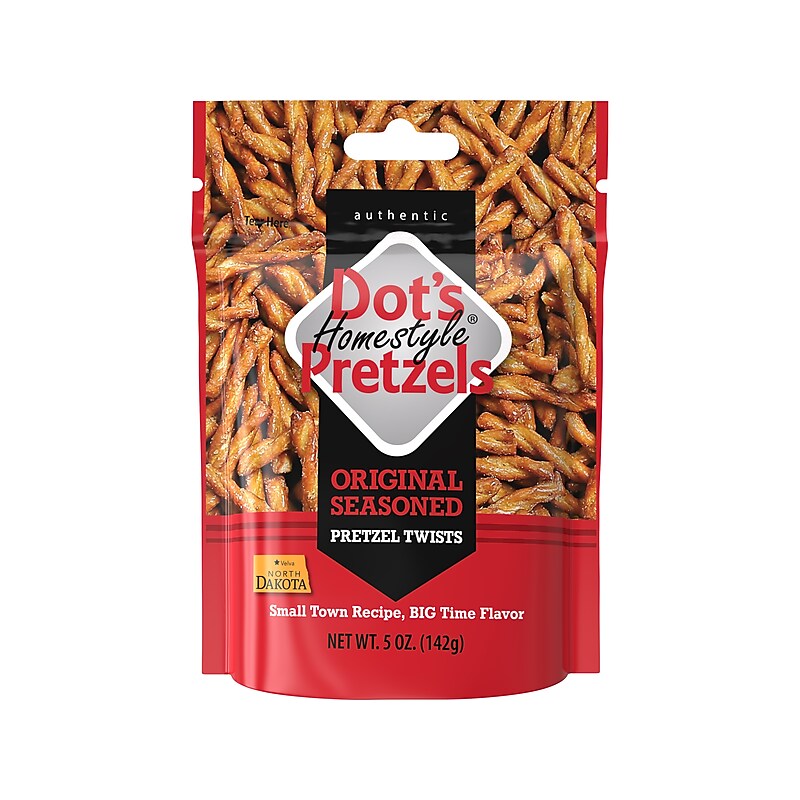 Dots Homestyle Original Seasoned Pretzels Twists, 5 oz. (DDP00800) image 1