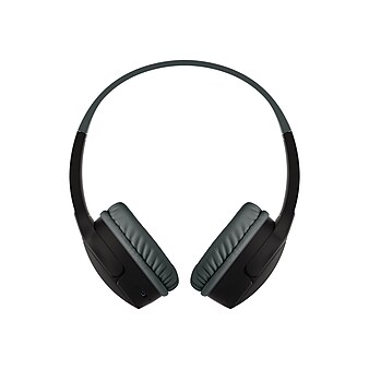 Belkin SoundForm Wireless On-Ear Headphones, Bluetooth, Black (AUD001BTBK)