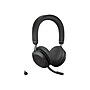 Jabra Evolve2 75 Active Noise Canceling Bluetooth Stereo Mobile On Ear Headset, USB-C, MT Certified, Black (27599-999-899)~#|#~sp163569497_sc7
