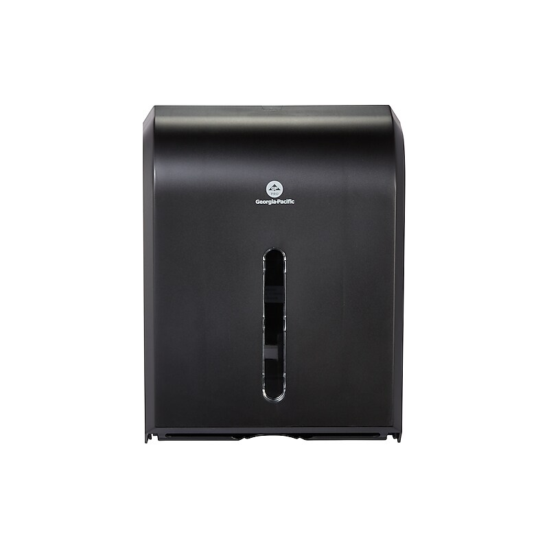 Georgia-Pacific Combi-Fold Vista Folded Paper Towel Dispenser, Black (56650A) image 1