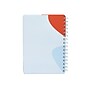 Poppin Elements Notebook, 6" x 8.25", Ruled, 40 Sheets, Blue/Red (108839)~#|#~sp163841227_sc7