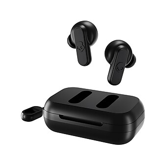 Skullcandy Dime 2 Wireless Earbud Headphones, Bluetooth, Black (S2DBW-P740)