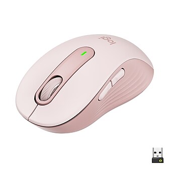 Logitech Signature M650 Wireless Optical Mouse, Rose  (910-006251)