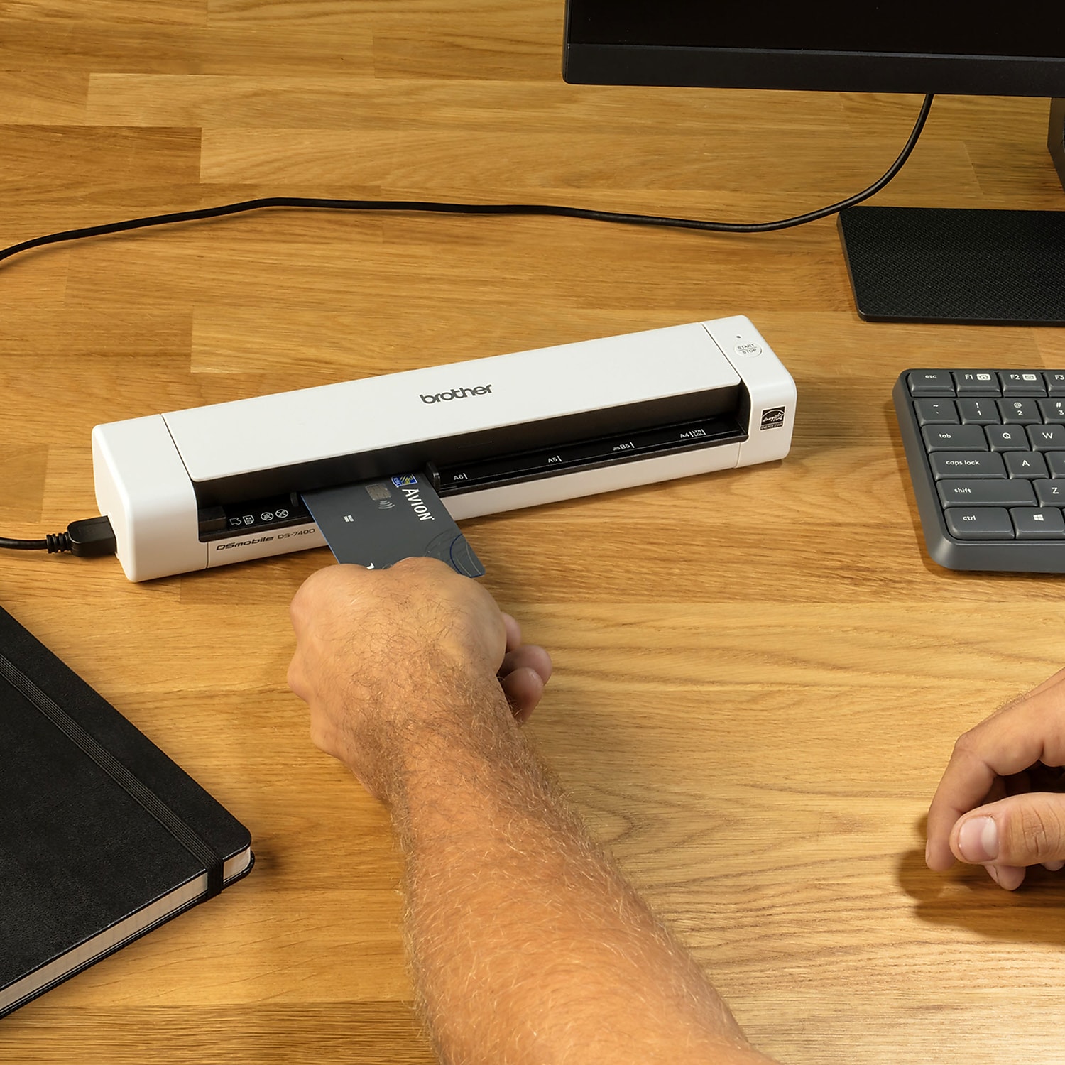 Brother DSmobile DS-740D Duplex Portable Scanner White DS740D - Picture 7 of 9