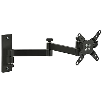 Mount-It! Full-Motion Single Monitor Wall Arm Mount,Up to 30", Black (MI-404)