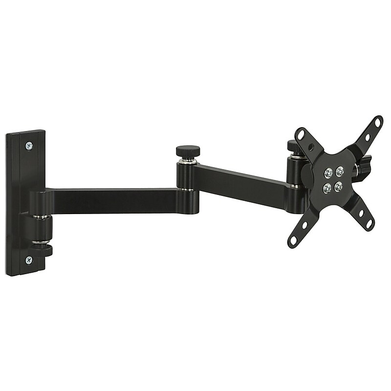 Mount-It! Full-Motion Single Monitor Wall Arm Mount, Up to 30", Black (MI-404) image 1