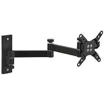 Mount-It! Full-Motion Single Monitor Wall Arm Mount,Up to 30", Black (MI-404)