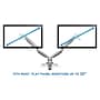 Mount-lt! Adjustable Dual Monitor Arm Mount, Up To 32", Silver (MI-1772)~#|#~sp163926786_sc7