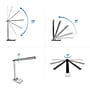 Mount-It! Turcom Dimmable LED Desk Lamp with USB Ports for Chargers (TS-7005)~#|#~sp163926805_sc7
