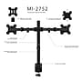 Mount-It! Adjustable Dual Monitor Arm Mount, Up To 32" Monitor, Black (MI-2752)~#|#~sp163926826_sc7