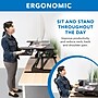 Mount-It! Mount-It! 36."W Rectangular Adjustable Standing Desk Converter, Black (MI-7926)~#|#~sp163926870_sc7