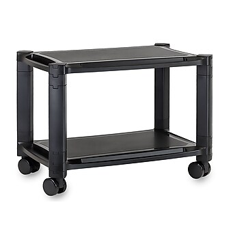 Mount-It! 2 Shelf Printer Cart, Black (MI-7854)